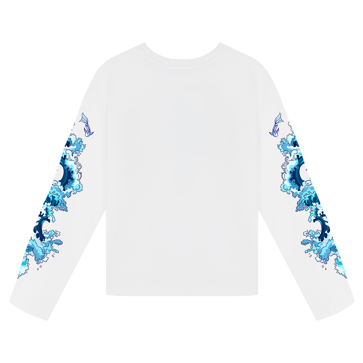 Лонгслив Волны моря